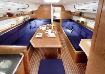 New Bavaria 35 cruiser at Sydney Boat Show.jpg